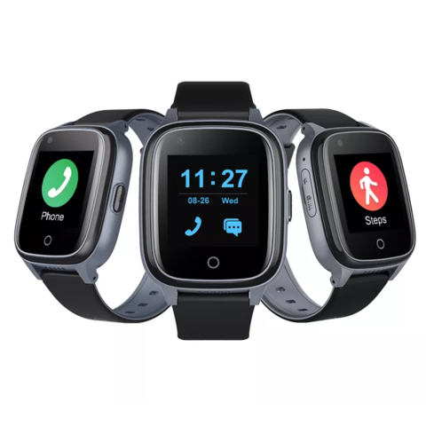 Smartwatch pentru Seniori/Adulti cu Cartela SIM ZENARK® G4 Elder PRO, Negru [12]