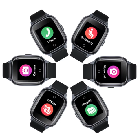 Smartwatch pentru Seniori/Adulti cu Cartela SIM ZENARK® G4 Elder PRO, Negru [15]