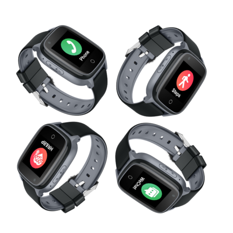 Smartwatch pentru Seniori/Adulti cu Cartela SIM ZENARK® G4 Elder PRO, Negru [13]