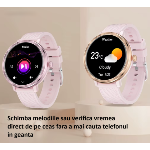SmartWatch ZENARK® XN 7 PRO, Ecran AMOLED, Gold [7]