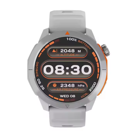 Smartwatch ZENARK® XN7 LITE, Ecran AMOLED, Subacvatic 3 ATM, Busola, GPS integrat, Altimetru, Barometru, Gri [2]