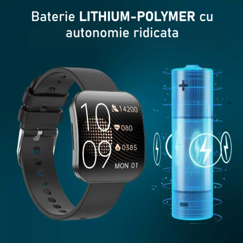 Smartwatch dama ZENARK ULTRA 17 Roz curbat | AMOLED & Apeluri Bluetooth [12]