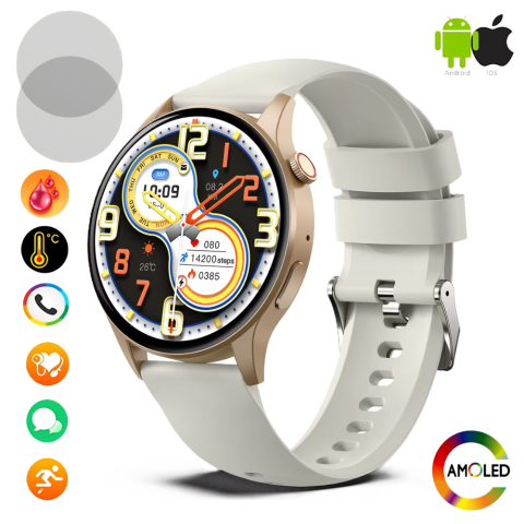 TOATE PRODUSELE - Smartwatch Damă ZENARK Y8 Lite | AMOLED & Apeluri Bluetooth