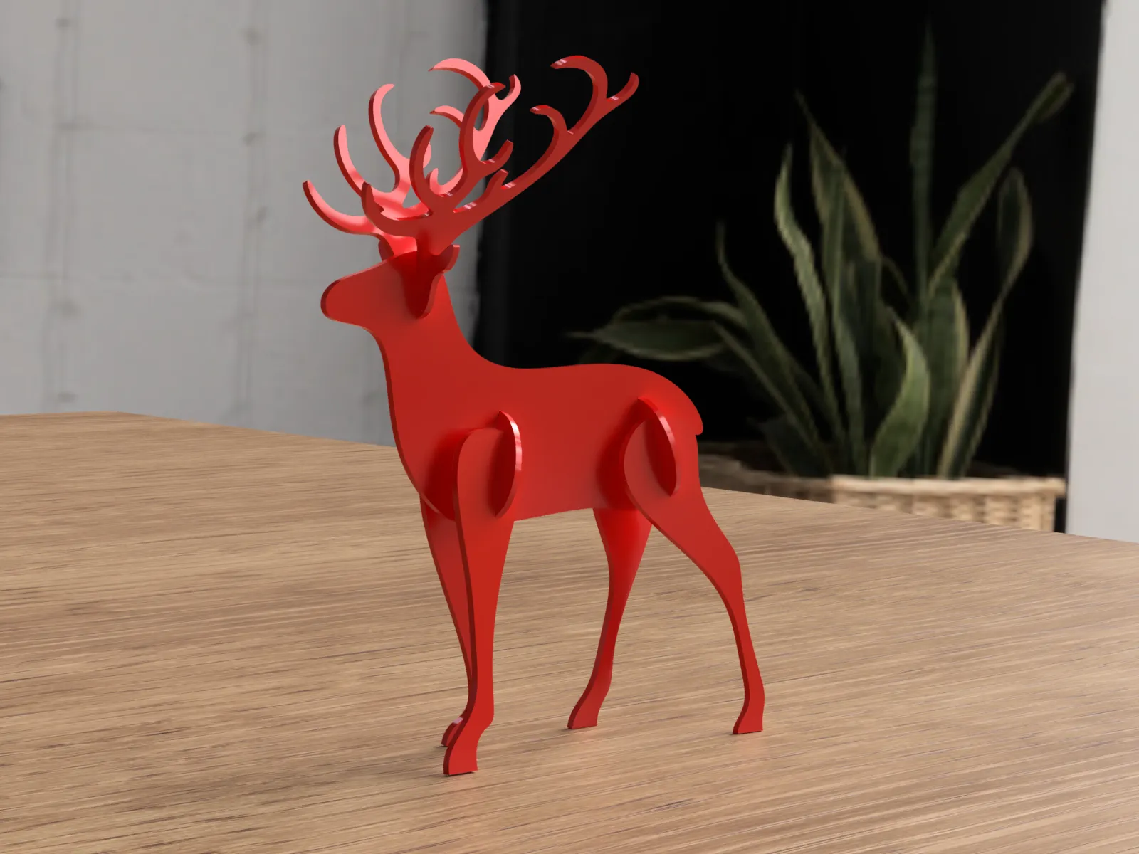 Puzzle Cerb Decorativ