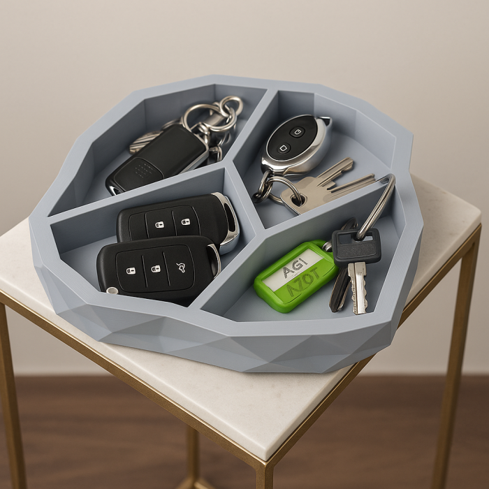 Organizator Geometric pentru Chei și Accesorii – Printat 3D din PLA [2]