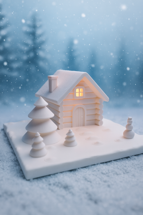 Peisaj Iarna Luminat LED [1]