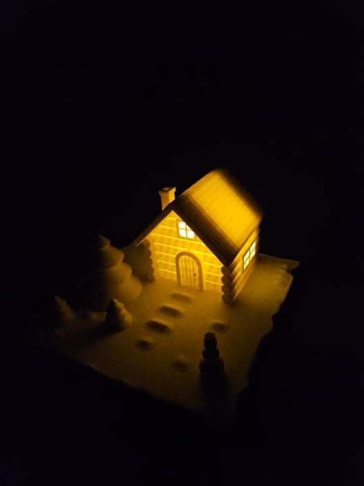 Peisaj Iarna Luminat LED [2]