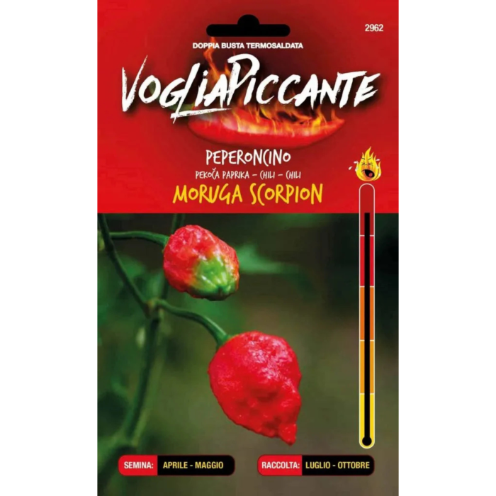 Seminte de ardei iute Moruga Scorpion - varietate extrem de iute din Trinidad [1]