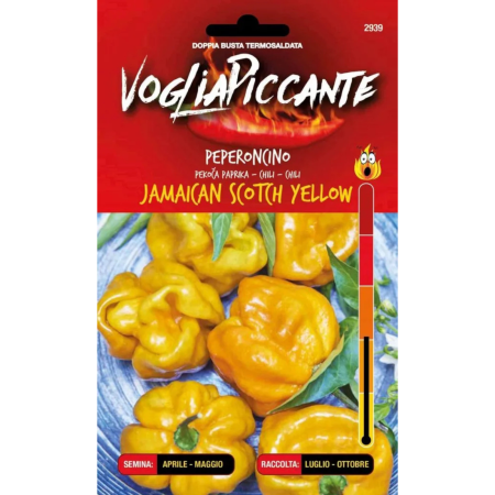 Seminte - Seminte de ardei iute Scotch Bonnet galben - ardei jamaican foarte picant