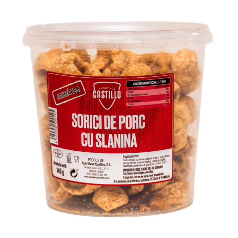 Снакс - Soric crocant cu slănină și aromă BBQ,  gustarea perfectă pentru bere, vin sau suc.