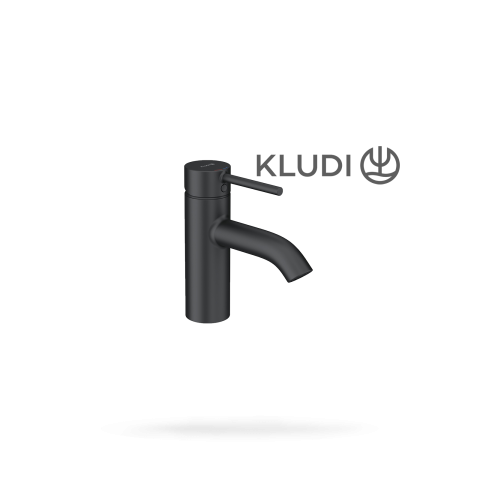 Baterii baie - Baterie lavoar Kludi Bozz Negru Mat 382723976