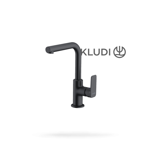 Baterii baie - Baterie lavoar Kludi Pure&Style Eco Negru Mat 400243975