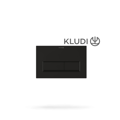 Sanitare - Clapeta actionare WC KLUDI Unifix - Negru Mat, dubla comanda