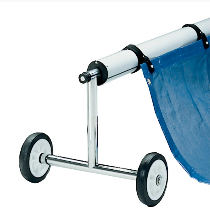 Derulator telescopic AstralPool prelată de vară - tambur aluminiu Ø 80 mm mobil cu roți - piscine 4.0-5.5 m [5]