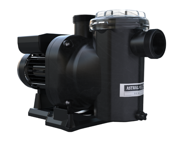 Pompă Piscină AstralPool Sena 1 CP (0.75kW) / 230V Autoamorsantă Monofazat Prefiltru Transparent pentru Piscine Rezidențiale 83m³ [3]