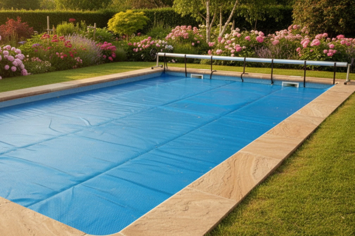 Prelată de vară cu bule pentru piscină Eco Bubble AstralPool - 4 x 8 m, fără tivire, 400 microni [4]