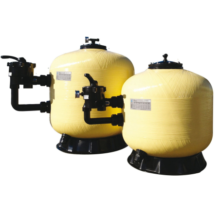 Filtre Mediterraneo - Filtru Piscină Mediterraneo Side 450 - Montaj Lateral cu Vană Multiport - Debit 6m³/h - Piscine 40m³