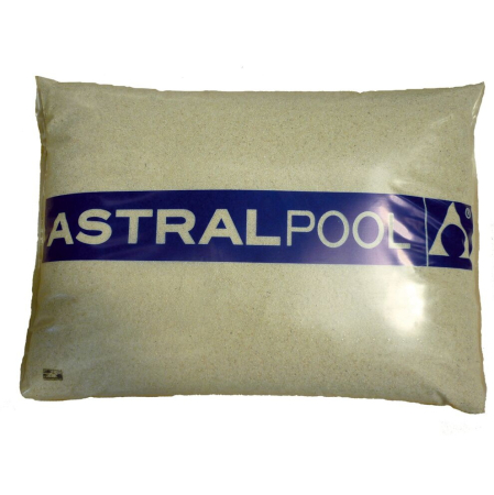 Medii filtrante - Nisip Cuarțos AstralPool Granulația 0,4-0,8mm - Mediu Filtrant Profesional pentru Filtre Piscine - 25kg