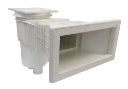 Skimmere - Skimmer AstralPool Beton 17.5 Litri - Deschidere Frontală Largă - Lungime Încastrare Extinsă - Inel Extensie