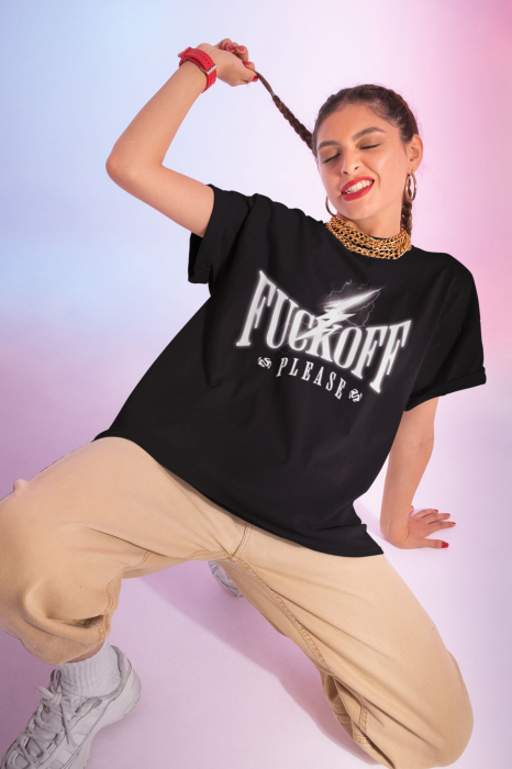 Tricou cu mesaj “Fuck Off… Please” – atitudine și confort [2]