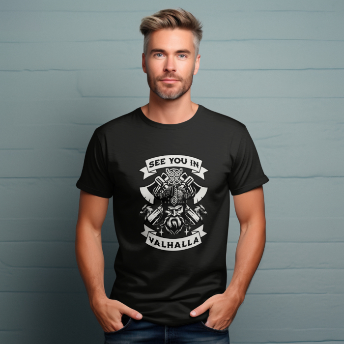 Tricou See You in Valhalla – Spirit Viking & Design Nordic | Hypewear.ro [1]