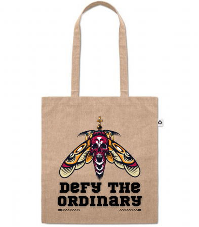 Sacoșă personalizabilă Smiley Ink din bumbac natural, multe culori și modele [1]