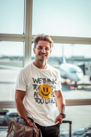 Tricouri Streetwear – Cultura urbană într-un design autentic | Hypewear.ro - tricou-we-think-too-much-act-too-little-smiley-hypewear