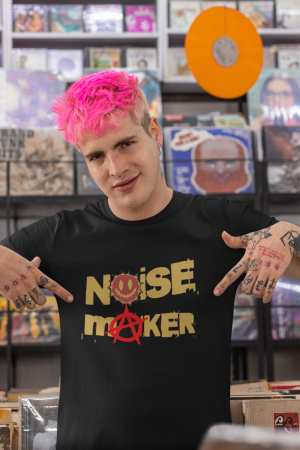 tricou-noise-maker-skull-headphones-anarchy-design-negru [2]