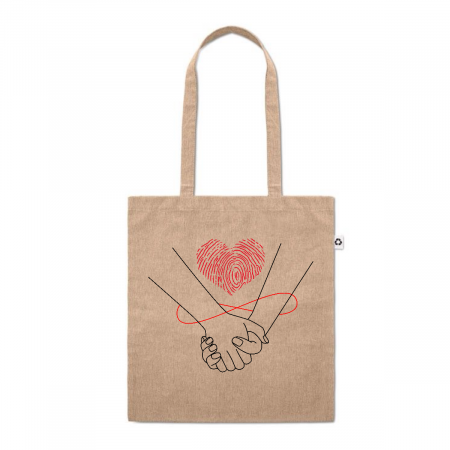 Sacoșă personalizabilă Smiley Ink din bumbac natural, multe culori și modele [2]