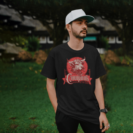 Tricouri Streetwear – Cultura urbană într-un design autentic | Hypewear.ro - Tricou Cowpunk – Anarchy on the Ranch | Stil punk-western | Hypewear.ro