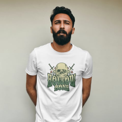 Tricouri Streetwear – Cultura urbană într-un design autentic | Hypewear.ro - Tricou HOLLOW BONE | Design Alternativ Craniu Topit | Hypewear România