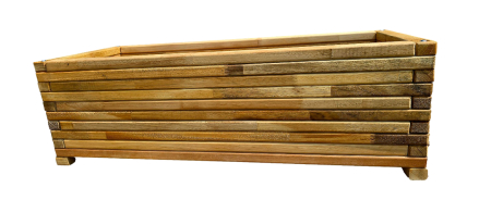 Jardinieră din lemn masiv natural pentru flori și decor – Hypewear.ro [2]