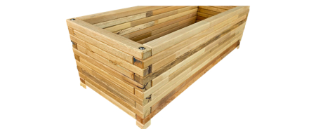 Jardinieră din lemn masiv pentru flori și decorațiuni | Hypewear.ro - Jardinieră din lemn masiv natural pentru flori și decor – Hypewear.ro