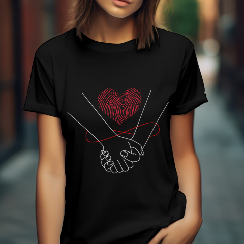 Tricouri Stare de Spirit – Poartă ce simți, exprimă ce gândești | Hypewear.ro - Tricou LOVE heart– Design cu Mâini și Inimă din Amprentă | Tricouri Iubire Hypewear