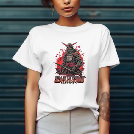 Tricouri personalizate pentru bărbați și femei - Tricou Scarlet Ronin – Samurai Urban Roșu | Hypewear.ro
