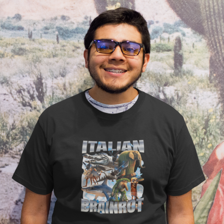 Tricouri personalizate haioase pentru copii – Bumbac 100% | Hypewear.ro - Tricou Copii Italian Brainrot | Tricou Funny Haotic pentru Băieți și Fete | Hypewear