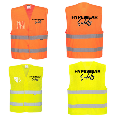 Personalizari Safety - Vesta Half Mesh Hi-Vis Portocaliu