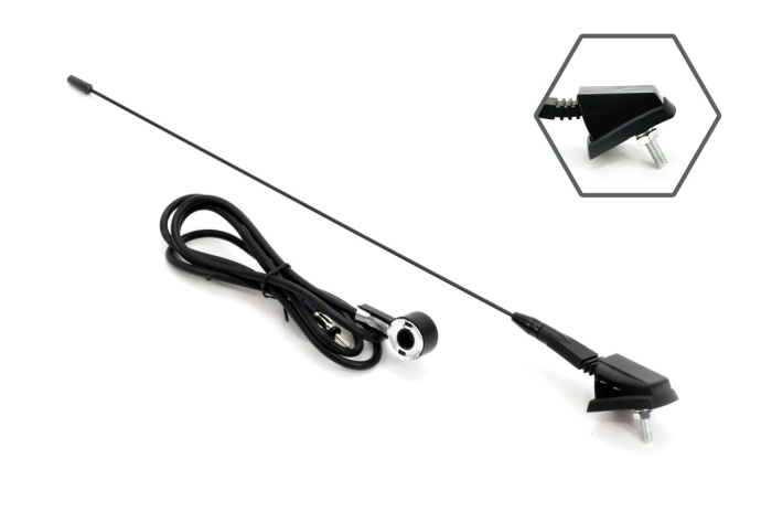 Antena radio auto universala 41cm cu adaptor 5mm ANT01 [2]