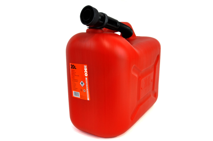 Canistra din plastic pentru combustibil rosie 20L [2]