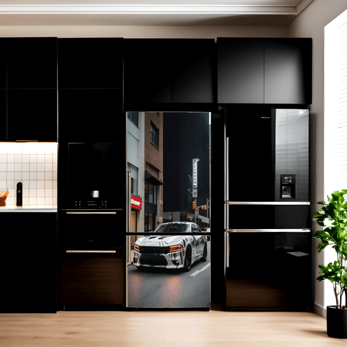 Folie imprimata color pentru decor Frigider, dimensiune 200 x 90cm, model: AVX-FR04 [1]