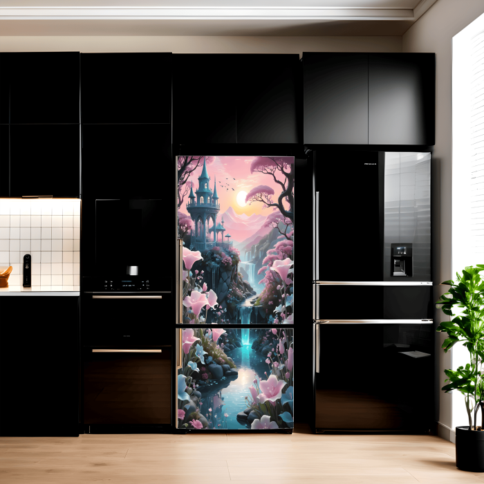 Folie imprimata color pentru decor Frigider, dimensiune 200 x 90cm, model: AVX-FR13 [1]