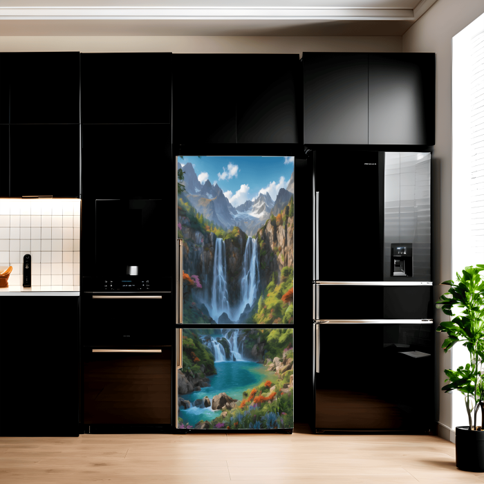 Folie imprimata color pentru decor Frigider, dimensiune 200 x 90cm, model: AVX-FR27 [1]