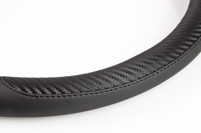 Husa volan negru + carbon SWC-17-M (37-39cm) [2]