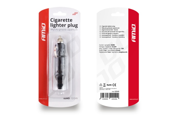 Mufa bricheta EURO 12 / 24V cu LED [2]