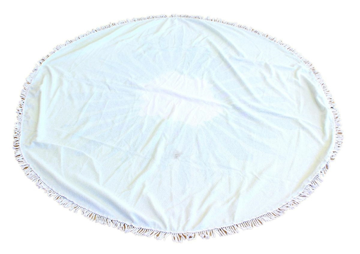 Prosop mare de plaja, super absorbant, forma rotunda, diametru 150cm, model Ananas [2]