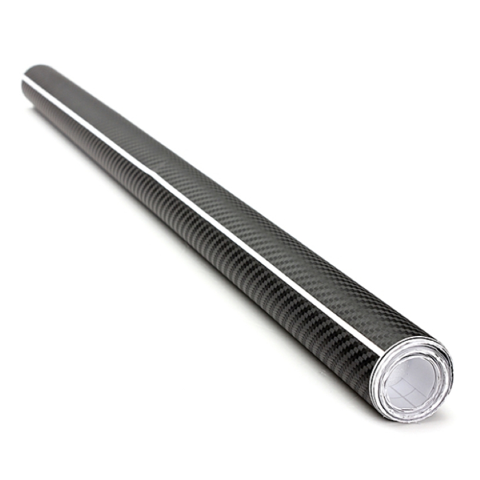 Rola folie colantare auto Carbon 3D, culoare neagra, lungime 28m x 1,27m [2]