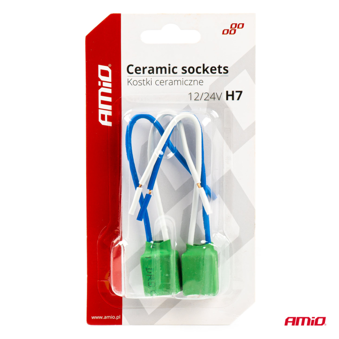 Set 2 mufe ceramice soclu H7, rezistente termic [2]