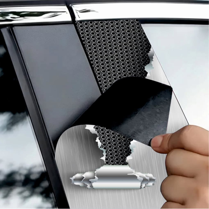 Set 2 stickere decorative pentru stalpii usilor, print autoadeziv de inalta rezolutie, dimensine 2 buc x 50 x 22 cm , cod: AVX-SSU-06 [2]