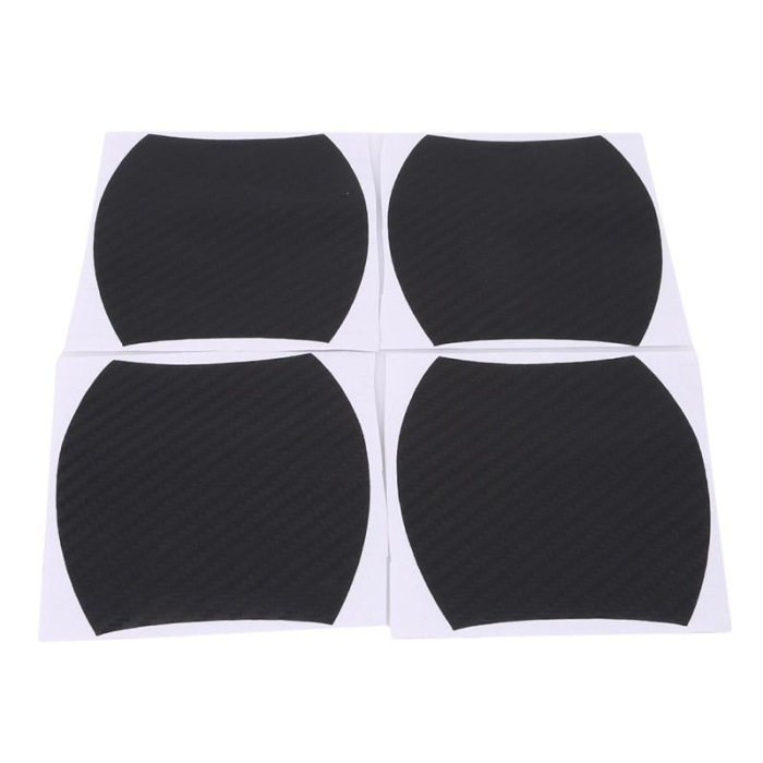 Set 4 bucati protectie zgarieturi manere usa din autocolant carbon 3D Negru [2]
