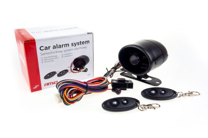 Sistem Alarma auto MINI cu  doua telecomenzi [2]